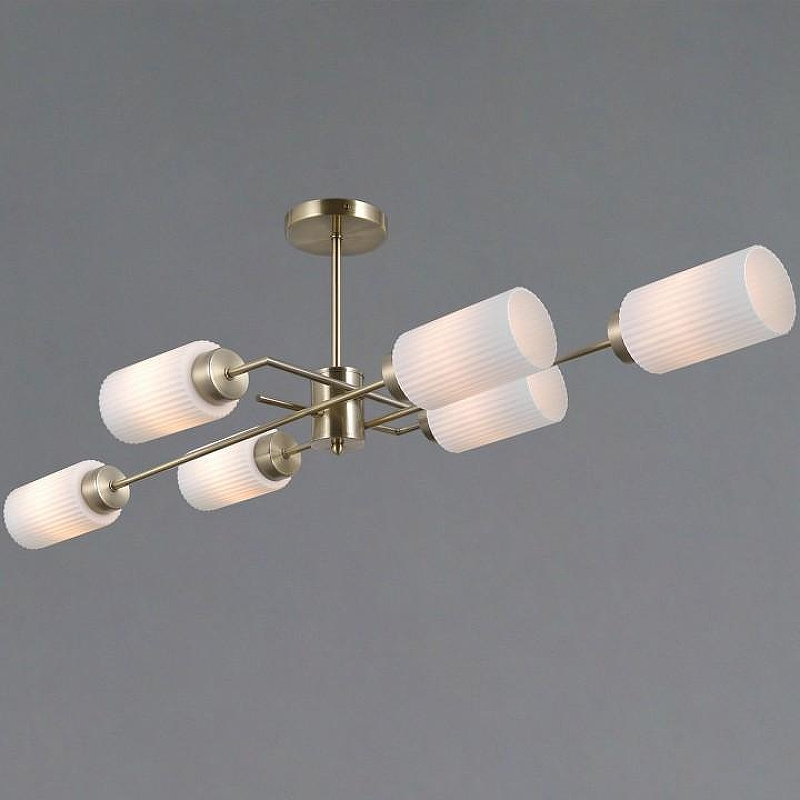 Люстра на штанге ILLUMICO NAPLES IL0737-6ASQ-25 AB NAPLES 