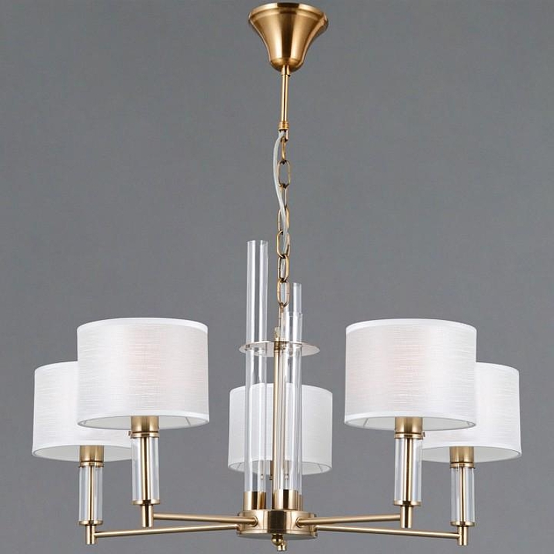 Люстра ILLUMICO GENOA IL0755-5PSQ-25 BRASS GENOA 