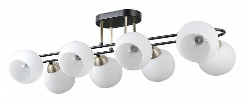 Люстра ILLUMICO TRENTO IL0790-8CSQ-25 BK AB TRENTO 