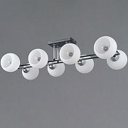 Люстра ILLUMICO TRENTO IL0791-8CSQ-25 BK CR TRENTO цвет плафона/подвески Белый, цвет арматуры Хром, Черный-1