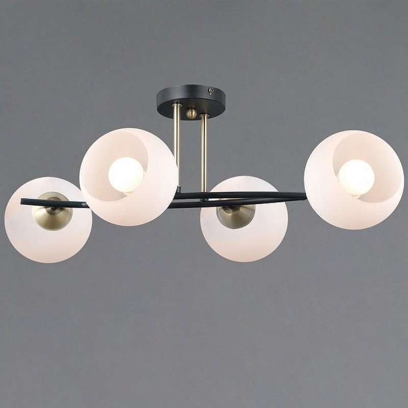 Люстра ILLUMICO TRENTO IL0798-4CSQ-25 BK AB TRENTO 
