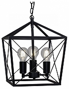 Люстра ILLUMICO IL1026 IL1026-3PA-05 BK цвет плафона/подвески Черный, цвет арматуры Черный