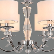 Люстра ILLUMICO IL1364 IL1364-6PPA-29 CR цвет плафона/подвески Белый, цвет арматуры Хром-3