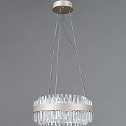 Люстра ILLUMICO GENOA IL4386-36WSQ-25 SL GENOA цвет плафона/подвески Прозрачный, цвет арматуры Серебро