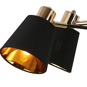 Люстра на штанге ILLUMICO Abelie IL6116-6COU-79 BK GD Abelie цвет плафона/подвески Золото, Черный, цвет арматуры Золото, Черный-2