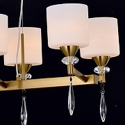 Люстра ILLUMICO BRASS KELTIC IL5182-8LLS-29 BRASS KELTIC цвет плафона/подвески Белый, цвет арматуры Золото-2