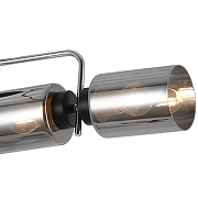 Люстра на штанге ILLUMICO IL8249-4COU-79 BK CR цвет плафона/подвески Черный, цвет арматуры Хром, Черный-2