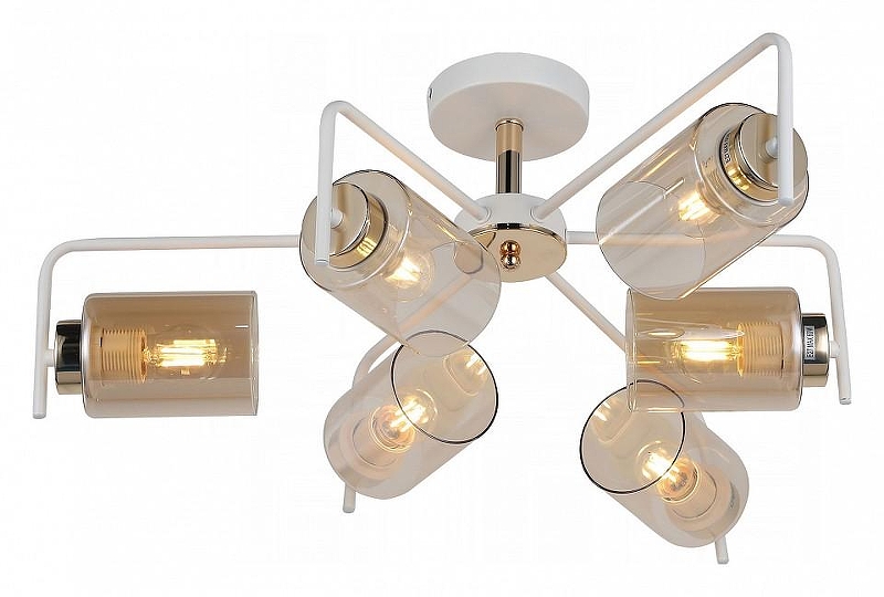 Люстра на штанге ILLUMICO IL8248-6COU-79 WH GD 