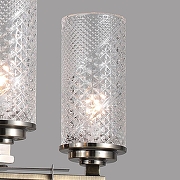 Люстра ILLUMICO IL8682-6P-10 BR цвет плафона/подвески Прозрачный, цвет арматуры Коричневый-1