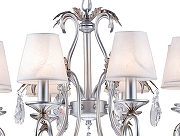 Люстра Arti Lampadari Imola Imola E 1.1.8 S цвет плафона/подвески Белый, Прозрачный, цвет арматуры Золото, Серебро-2