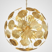 Люстра Imperiumloft INCA BALL INCA-BALL01 цвет плафона/подвески Латунь, цвет арматуры Латунь