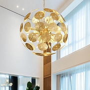 Люстра Imperiumloft INCA BALL INCA-BALL01 цвет плафона/подвески Латунь, цвет арматуры Латунь-5