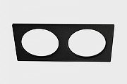 Рамка на 2 светильника Italline IT08 IT08-8038 black цвет Черный-1