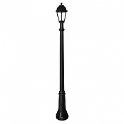 Фонарный столб Fumagalli Saba K22.156.000.AXF1R цвет плафона/подвески Прозрачный, цвет арматуры Черный