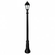 Фонарный столб Fumagalli Saba K22.156.000.AYF1R цвет плафона/подвески Опал, Черный, цвет арматуры Черный