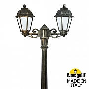 Фонарный столб Fumagalli Saba K22.156.S20.BYF1R цвет плафона/подвески Бронза, Опал, цвет арматуры Бронза-1