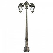 Фонарный столб Fumagalli Saba K22.156.S20.BYF1RDN цвет плафона/подвески Бронза, Опал, цвет арматуры Бронза