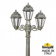 Фонарный столб Fumagalli Saba K22.156.S21.BXF1R цвет плафона/подвески Прозрачный, цвет арматуры Бронза-1