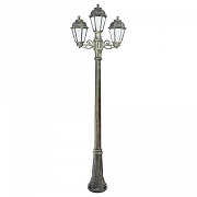 Фонарный столб Fumagalli Saba K22.156.S21.BYF1R цвет плафона/подвески Бронза, Опал, цвет арматуры Бронза