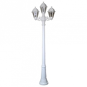 Фонарный столб Fumagalli Saba K22.156.S21.WXF1R цвет плафона/подвески Прозрачный, цвет арматуры Белый