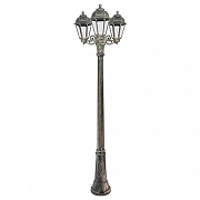 Фонарный столб Fumagalli Saba K22.156.S30.BXF1R цвет плафона/подвески Прозрачный, цвет арматуры Бронза