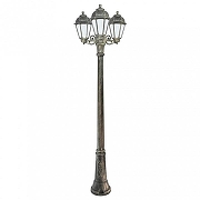 Фонарный столб Fumagalli Saba K22.156.S30.BYF1R цвет плафона/подвески Бронза, Опал, цвет арматуры Бронза