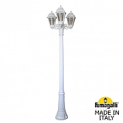 Фонарный столб Fumagalli Saba K22.156.S30.WXF1R цвет плафона/подвески Прозрачный, цвет арматуры Белый-5