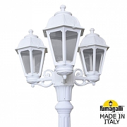 Фонарный столб Fumagalli Saba K22.156.S30.WXF1R цвет плафона/подвески Прозрачный, цвет арматуры Белый-6