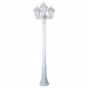 Фонарный столб Fumagalli Saba K22.156.S30.WYF1R цвет плафона/подвески Опал, цвет арматуры Белый