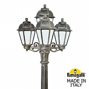 Фонарный столб Fumagalli Saba K22.156.S31.BYF1R цвет плафона/подвески Бронза, Опал, цвет арматуры Бронза-1