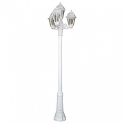 Фонарный столб Fumagalli Saba K22.156.S31.WXF1R цвет плафона/подвески Прозрачный, цвет арматуры Белый