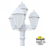 Фонарный столб Fumagalli Saba K22.156.S31.WYF1R цвет плафона/подвески Опал, цвет арматуры Белый-2