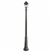 Фонарный столб Fumagalli Saba K22.157.000.BXF1R цвет плафона/подвески Прозрачный, цвет арматуры Бронза