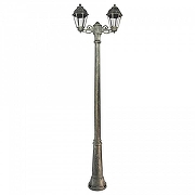 Фонарный столб Fumagalli Saba K22.157.S20.BXF1R цвет плафона/подвески Прозрачный, цвет арматуры Бронза