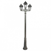 Фонарный столб Fumagalli Saba K22.157.S21.BXF1R цвет плафона/подвески Прозрачный, цвет арматуры Бронза