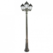 Фонарный столб Fumagalli Saba K22.157.S30.BYF1R цвет плафона/подвески Бронза, Опал, цвет арматуры Бронза