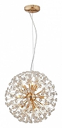 Люстра Lussole LSP-846 LSP-8461 цвет плафона/подвески Прозрачный, цвет арматуры Золото-1