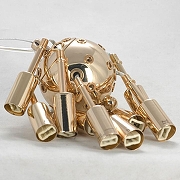 Люстра Lussole LSP-846 LSP-8461 цвет плафона/подвески Прозрачный, цвет арматуры Золото-2