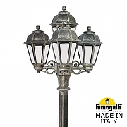 Фонарный столб Fumagalli Saba K22.158.S31.BXF1R цвет плафона/подвески Прозрачный, цвет арматуры Бронза-1