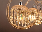 Люстра Manne L.4306 L.4306-6BL цвет плафона/подвески Прозрачный, цвет арматуры Хром-6