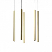 Люстра Lightstar Tubo L5T747233 цвет плафона/подвески Золото, цвет арматуры Золото-1