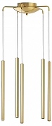 Люстра Lightstar Tubo L5T747243 цвет плафона/подвески Золото, цвет арматуры Золото