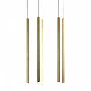 Люстра Lightstar Tubo L5T747343 цвет плафона/подвески Золото, цвет арматуры Золото-1