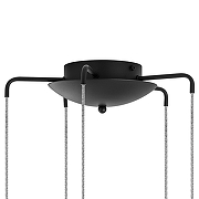 Люстра Lightstar Tubo L5T747437 цвет плафона/подвески Черный, цвет арматуры Черный-6