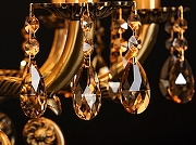 Люстра Abrasax Sylvia L.8110-8BR CRISTAL-SHADE цвет плафона/подвески Бежевый, Янтарный, цвет арматуры Бронза-6