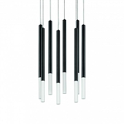 Люстра Lightstar Tubo L8T747137 цвет плафона/подвески Белый, Черный, цвет арматуры Черный-1