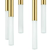 Люстра Lightstar Tubo L8T747143 цвет плафона/подвески Белый, Золото, цвет арматуры Золото-4