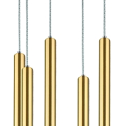 Люстра Lightstar Tubo L8T747143 цвет плафона/подвески Белый, Золото, цвет арматуры Золото-5