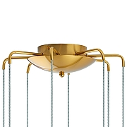 Люстра Lightstar Tubo L8T747143 цвет плафона/подвески Белый, Золото, цвет арматуры Золото-6