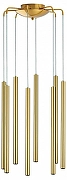 Люстра Lightstar Tubo L8T747243 цвет плафона/подвески Золото, цвет арматуры Золото